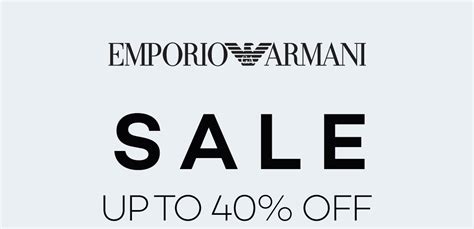 emporio armani clearance sale.